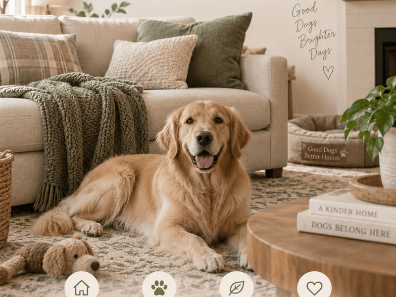 5 Easy Ways to Make Your Living Room More&nbsp;Dog-Friendly