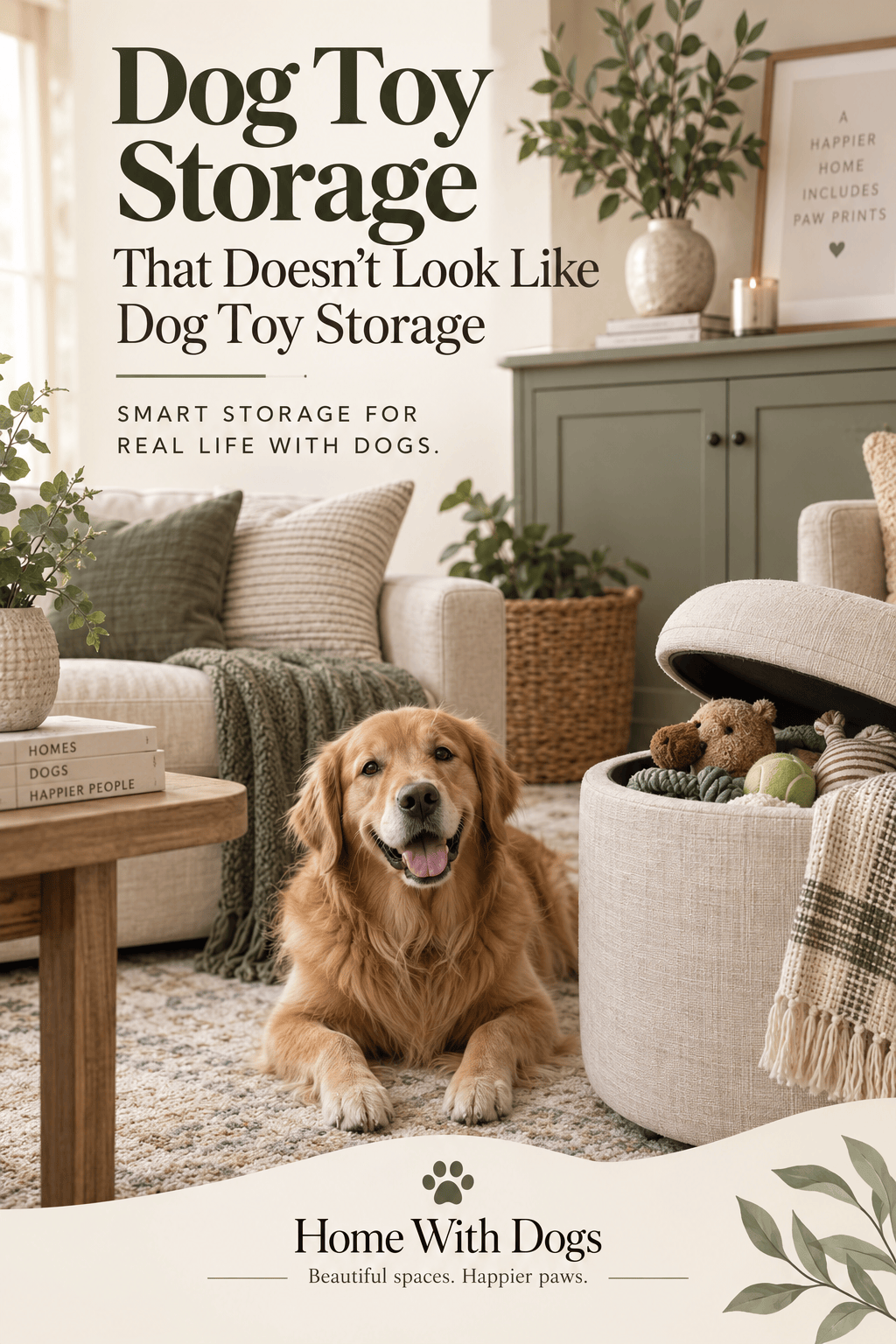 Dog Toy Storage That Doesn’t Look Like Dog Toy&nbsp;Storage