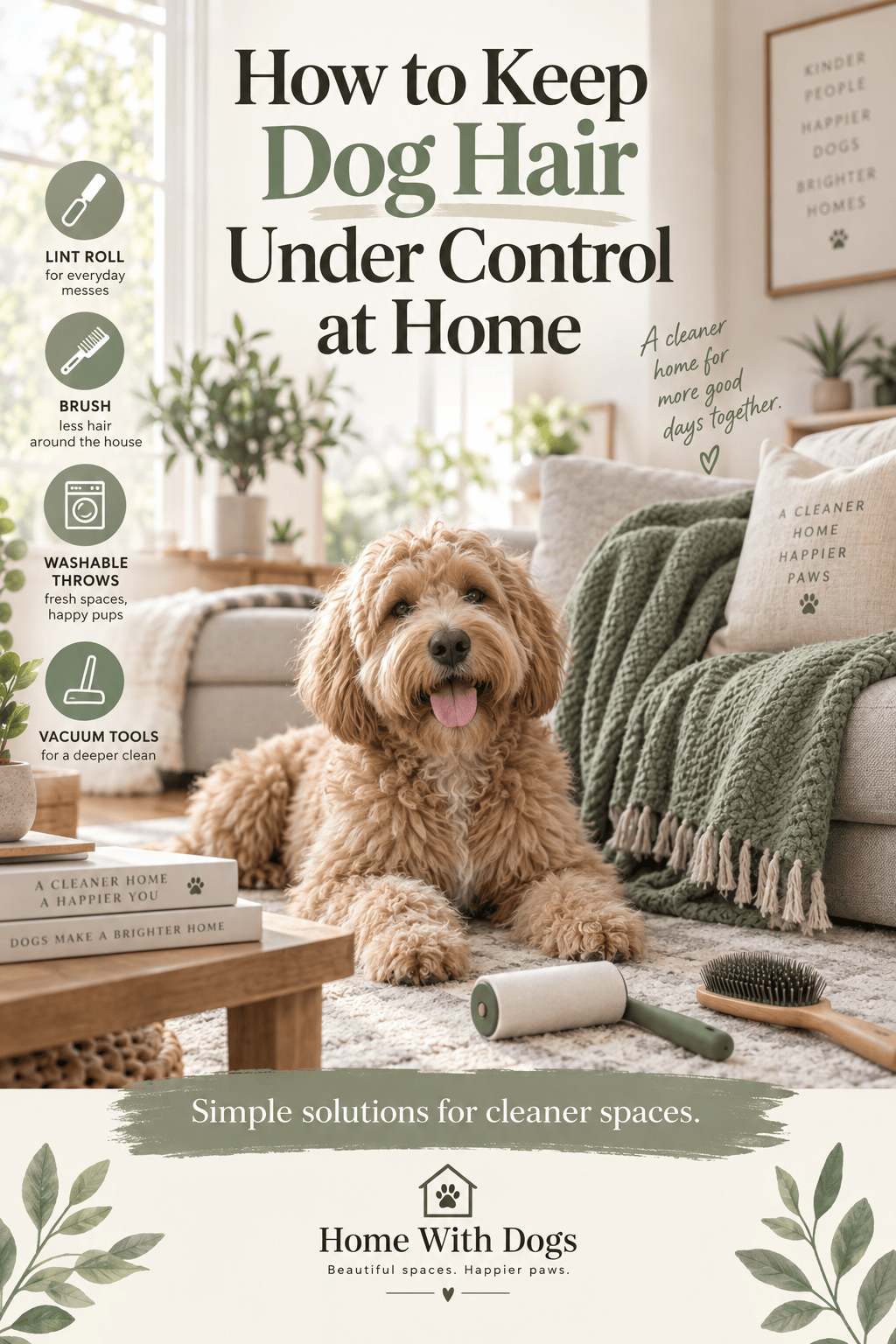 How to Keep Dog Hair Under Control at&nbsp;Home