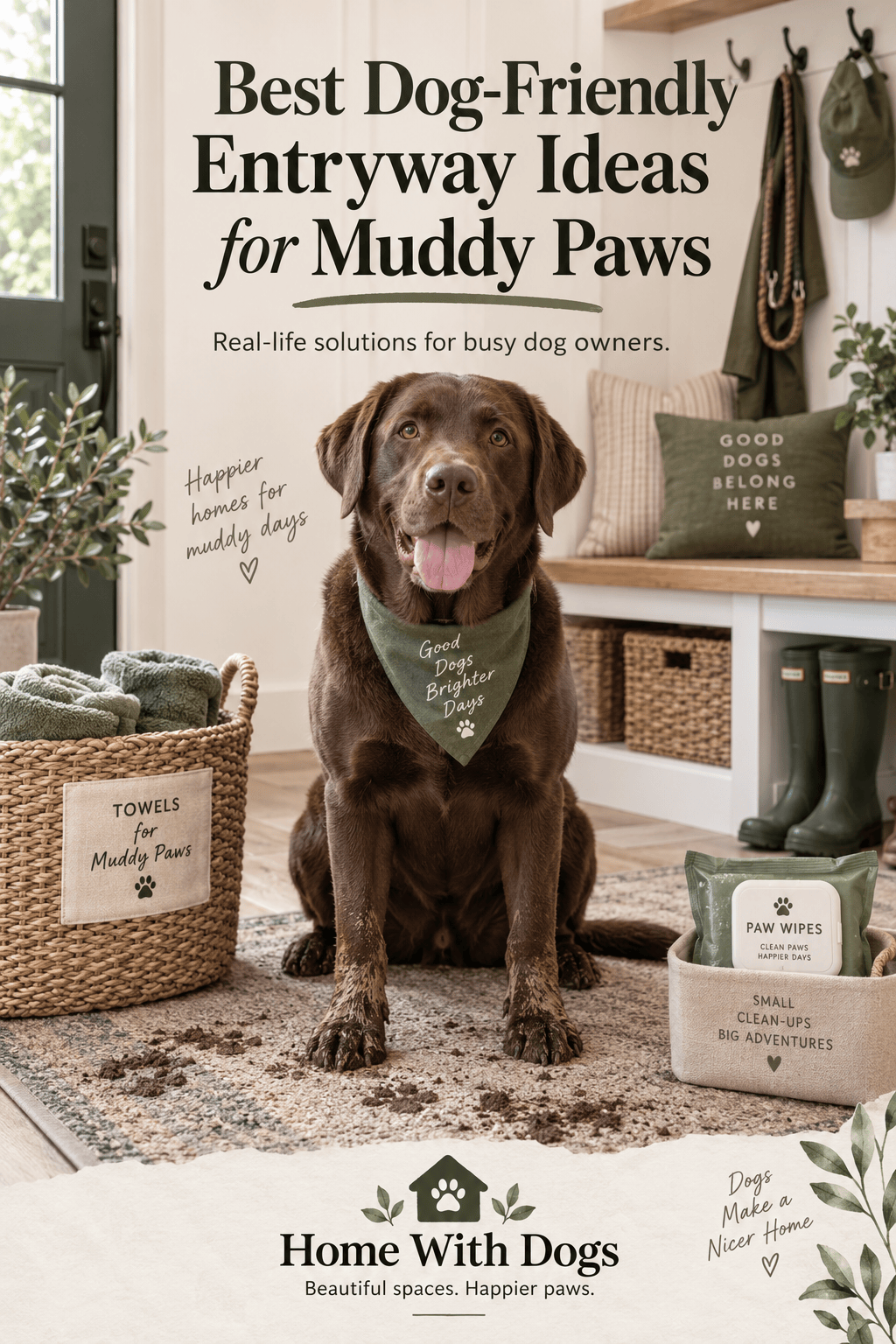 Best Dog-Friendly Entryway Ideas for Muddy&nbsp;Paws
