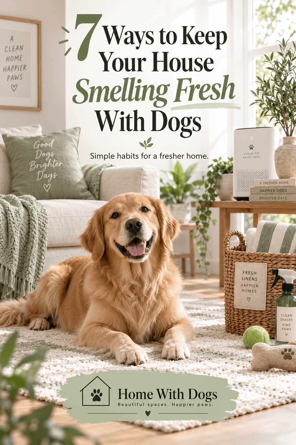 7 Ways to Keep Your House Smelling Fresh With Dogs