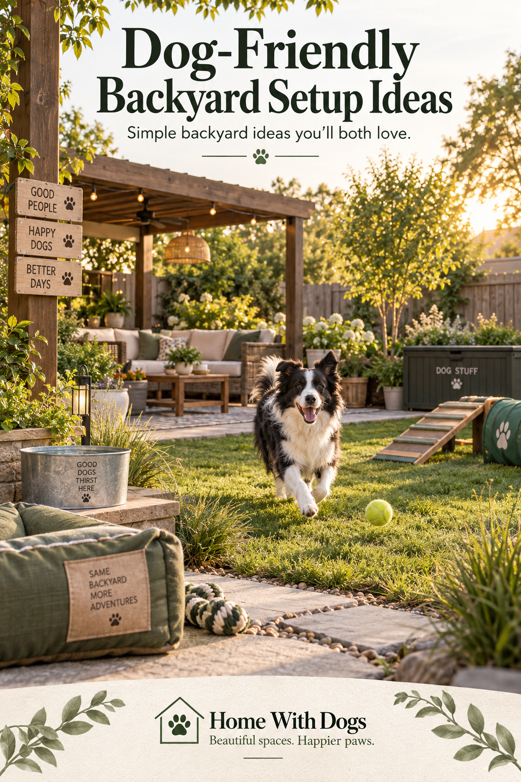 Dog-Friendly Backyard Setup Ideas